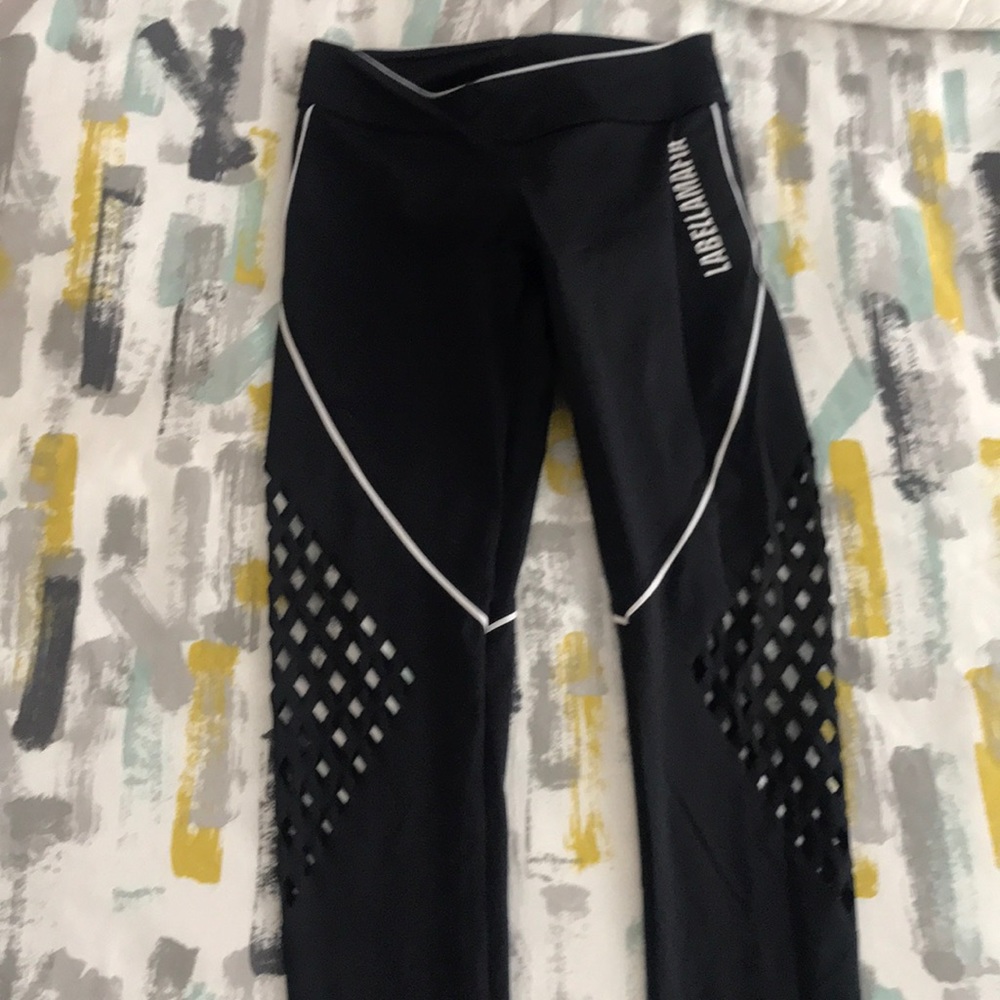 La Bella mafia diamond cut out leggings